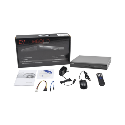 EPCOM - DVR 8 Canales TurboHD + 2 Canales IP/ 2 Megapixel/ 1 Bahía de Disco Duro / H.264+ / 1 Canal de Audio / Videoanálisis