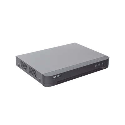 EPCOM - DVR 4 Megapixel / 16 Canales TURBOHD + 8 Canales IP / 1 Bahía de Disco Duro / Audio por Coaxitron / Evita Falsas Alarmas / Salida de Video en Full HD