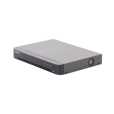 EPCOM PROFESSIONAL - DVR 16 Canales TurboHD + 8 Canales IP / 5 Megapixel Lite - 3K Lite / Acusense (Evita Falsas Alarmas) / Audio por Coaxitron / 1 Bahía de Disco Duro / H.265+ / Salida de Video en Full HD