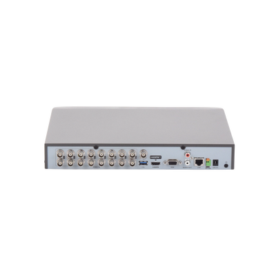 EPCOM PROFESSIONAL - DVR 16 Canales TurboHD + 8 Canales IP / 5 Megapixel Lite - 3K Lite / Acusense (Evita Falsas Alarmas) / Audio por Coaxitron / 1 Bahía de Disco Duro / H.265+ / Salida de Video en Full HD