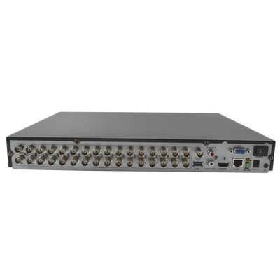 EPCOM - DVR 4 Megapixel / 32 Canales TURBOHD + 8 Canales IP / 2 Bahías de Disco Duro / 1 Canal de Audio