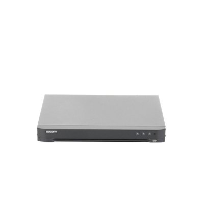 EPCOM PROFESSIONAL - DVR 32 Canales TurboHD + 8 Canales IP / 5 Megapixel Lite - 3K Lite / Acusense (Evita Falsas Alarmas) / Audio por Coaxitron / 2 Bahías de Disco Duro / H.265+