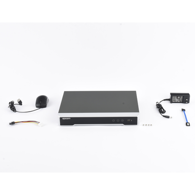 EPCOM PROFESSIONAL - DVR 4 Canales TurboHD + 4 Canales IP / 8 Megapixel (4K) / Acusense (Evita Falsas Alarmas) / Audio por Coaxitron / 1 Bahía de Disco Duro / 4 Entradas de Alarma / 1 Salida de Alarma / Detección de Rostros / H.265+