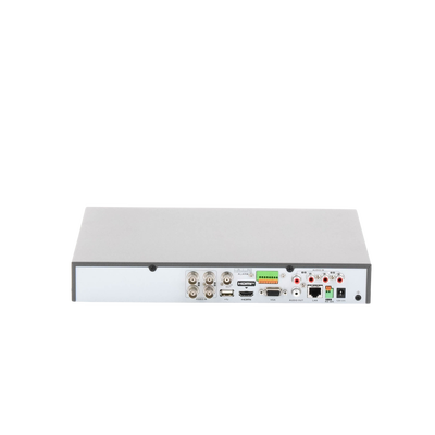 EPCOM PROFESSIONAL - DVR 4 Canales TurboHD + 4 Canales IP / 8 Megapixel (4K) / Acusense (Evita Falsas Alarmas) / Audio por Coaxitron / 1 Bahía de Disco Duro / 4 Entradas de Alarma / 1 Salida de Alarma / Detección de Rostros / H.265+
