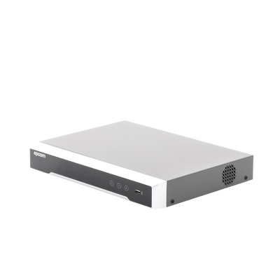EPCOM PROFESSIONAL - DVR 4 Canales TurboHD + 4 Canales IP / 8 Megapixel (4K) / Acusense (Evita Falsas Alarmas) / Audio por Coaxitron / 1 Bahía de Disco Duro / 4 Entradas de Alarma / 1 Salida de Alarma / Detección de Rostros / H.265+