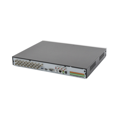 EPCOM PROFESSIONAL - DVR 16 Canales TurboHD + 16 Canales IP / 8 Megapixel (4K) / Acusense (Evita Falsas Alarmas) / Audio por Coaxitron / 2 Bahías de Disco Duro / 8 Entradas de Alarma / 4 Salidas de Alarma / H.265+ / Salida de Video en 4K