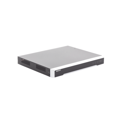 EPCOM PROFESSIONAL - (ACUSENSE / Evita Falsas Alarmas) DVR 4K / 16 Canales TURBOHD + 16 Canales IP / 2 Bahía de Disco Duro / Audio por Coaxitron / Salida de Vídeo en 4K