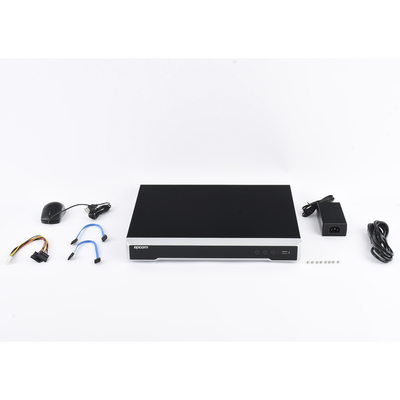 EPCOM PROFESSIONAL - DVR 16 Canales TurboHD + 16 Canales IP / 8 Megapixel (4K) / Acusense (Evita Falsas Alarmas) / Audio por Coaxitron / 2 Bahías de Disco Duro / Salida de Video en 4K / 8 Entradas de Alarma / 4 Salidas de Alarma / H.265+
