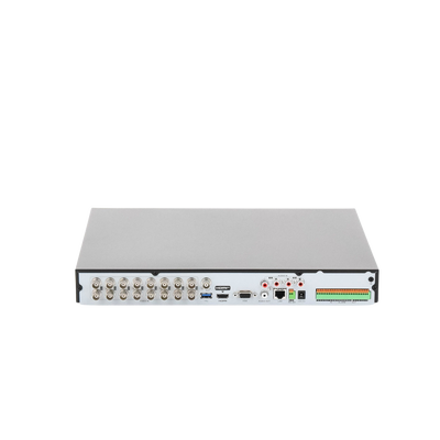 EPCOM PROFESSIONAL - DVR 16 Canales TurboHD + 16 Canales IP / 8 Megapixel (4K) / Acusense (Evita Falsas Alarmas) / Audio por Coaxitron / 2 Bahías de Disco Duro / Salida de Video en 4K / 8 Entradas de Alarma / 4 Salidas de Alarma / H.265+