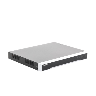 EPCOM PROFESSIONAL - DVR 16 Canales TurboHD + 16 Canales IP / 8 Megapixel (4K) / Acusense (Evita Falsas Alarmas) / Audio por Coaxitron / 2 Bahías de Disco Duro / Salida de Video en 4K / 8 Entradas de Alarma / 4 Salidas de Alarma / H.265+
