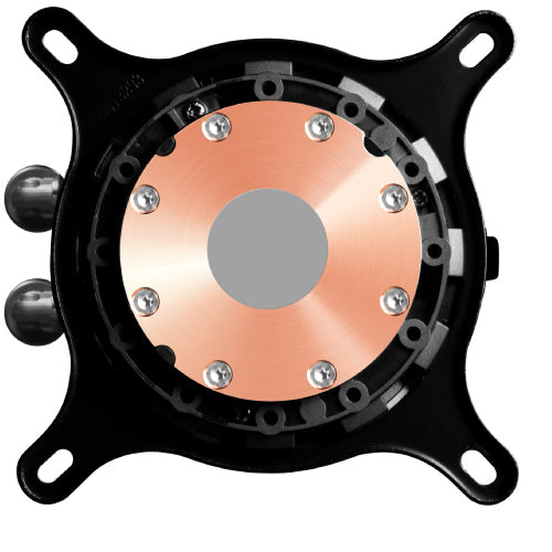 EVGA - Enfriamiento Liquido para CPU EVGA CLCx AIO 240mm ARGB Display LCD Compatible S 1200 1700 AM4 AM5 Negro