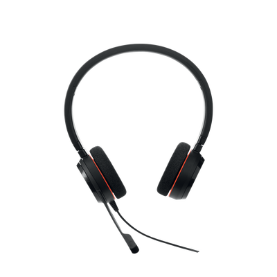 JABRA - Jabra Evolve 20 Duo con conexión USB, micrófono con cancelación de ruido de última generación, configuración Plug and Play, Certificación Microsoft Teams (4999-823-109)