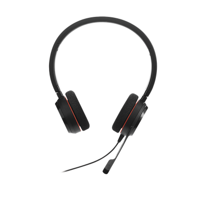 JABRA - Jabra Evolve 20 DUO con conexión USB, micrófono con cancelación de ruido de ultima generación, configuración Plug and Play (4999-829-209)