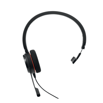 JABRA - Jabra Evolve 20 Mono con conexión USB, micrófono con cancelación de ruido de última generación, configuración Plug and Play, Certificación Microsoft Teams (4993-823-109)