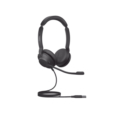 JABRA - Jabra Evolve2 30SE, Auricular stereo versión MS con aislamiento de ruido, indicador de ocupado (Busylight) (23189-999-979)