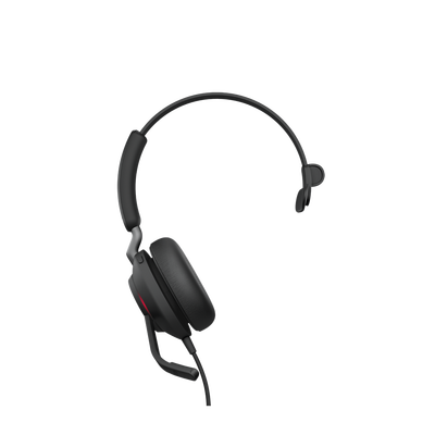 JABRA - Jabra Evolve 2 40, Auricular mono versión UC con aislamiento de ruido, conexión USB-C y indicador de ocupado (Busylight) (24089-889-899)