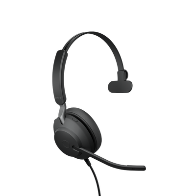 JABRA - Jabra Evolve 2 40, Auricular mono versión UC con aislamiento de ruido, conexión USB-C y indicador de ocupado (Busylight) (24089-889-899)