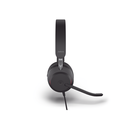 JABRA - Jabra Jabra Evolve 2 40SE, Auricular stereo versión MS con aislamiento de ruido, conexión USB-A y indicador de ocupado (Busylight) (24189-999-999)