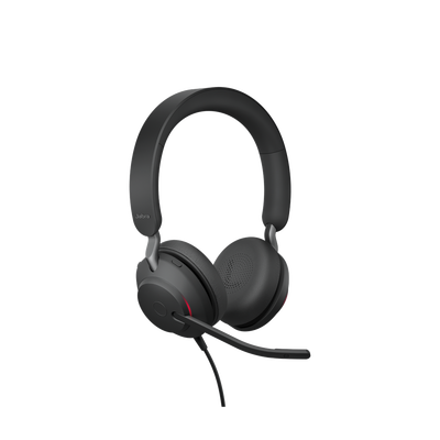JABRA - Jabra Jabra Evolve 2 40, Auricular stereo versión UC con aislamiento de ruido, conexión USB-A y indicador de ocupado (Busylight) (24089-989-999)