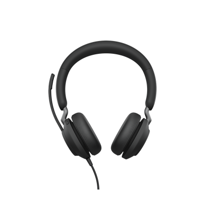 JABRA - Jabra Jabra Evolve 2 40, Auricular stereo versión UC con aislamiento de ruido, conexión USB-A y indicador de ocupado (Busylight) (24089-989-999)