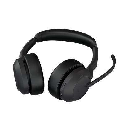 JABRA - Jabra Evolve2 55, Auricular stereo versión MS, dongle USB-A con cancelación de ruido (25599-999-999)