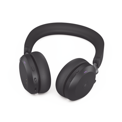 JABRA - Jabra Evolve2 75, Auricular stereo versión MS con cancelación de ruido activa, dongle USB-A indicador de ocupado (Busylight)(27599-999-999)