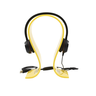 JABRA - Jabra Evolve 30 Duo con conexión USB / 3.5mm, micrófono con cancelación de ruido y controlador en el cable con botones e indicadores LED (5399-823-309)
