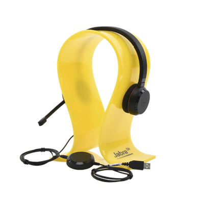 JABRA - Jabra Evolve 30 Duo con conexión USB / 3.5mm, micrófono con cancelación de ruido y controlador en el cable con botones e indicadores LED (5399-823-309)