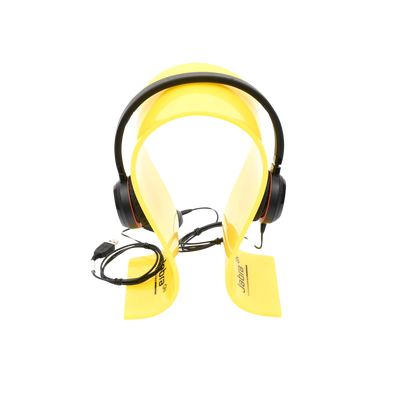 JABRA - Jabra Evolve 30 Duo con conexión USB / 3.5mm, micrófono con cancelación de ruido y controlador en el cable con botones e indicadores LED (5399-829-309)