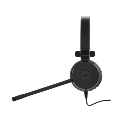 JABRA - Jabra Evolve 30 Mono con conexión USB / 3.5mm, micrófono con cancelación de ruido y controlador en el cable con botones e indicadores LED (5393-829-309)