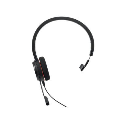 JABRA - Jabra Evolve 30 Mono con conexión USB / 3.5mm, micrófono con cancelación de ruido y controlador en el cable con botones e indicadores LED (5393-829-309)