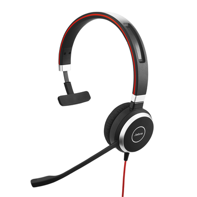 JABRA - Jabra Evolve 40 Mono con conexión USB / 3.5 mm indicador de ocupado y cancelación de ruido (6393-823-109)