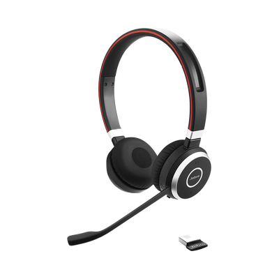 JABRA - Evolve 65 SE Stereo, auricular profesional con gran calidad para llamadas y música (6599-833-309).