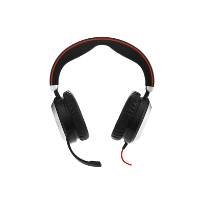 JABRA - Jabra Evolve 80 con conexión USB / 3.5mm, cancelación activa/pasiva de ruido con indicador de ocupado (7899-823-109)