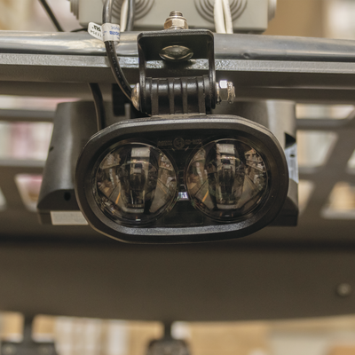 ECCO - Luz LED de advertencia peatonal de punto azul para montacargas y vehiculos