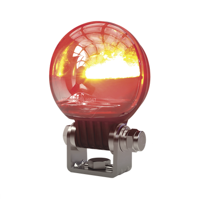 ECCO - Luz LED límite de arco color rojo, para zonas de trabajo en montacargas y vehiculos