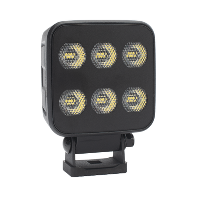 ECCO - Luz de Trabajo Ultra brillante Cuadrada, 6 LED, 6552 Lúmenes, 12-24 Vcd