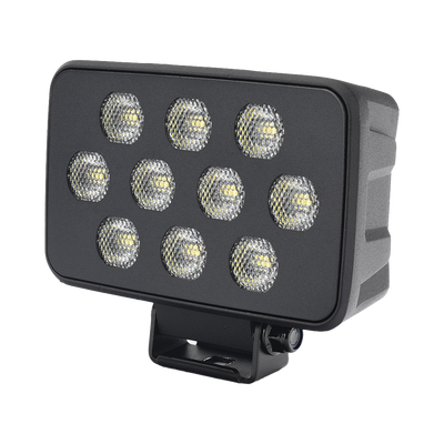 ECCO - Luz de Trabajo Ultra brillante Cuadrada, 10 LED, 8937 Lúmenes, 12-24 Vcd