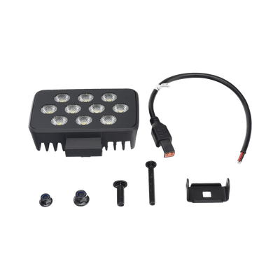 ECCO - Luz de Trabajo Ultra brillante Cuadrada, 10 LED, 8937 Lúmenes, 12-24 Vcd