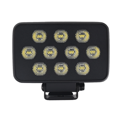 ECCO - Luz de Trabajo Ultra brillante Cuadrada, 10 LED, 8937 Lúmenes, 12-24 Vcd