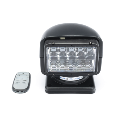 ECCO - Faro Buscador, 7040 lúmenes, Color Negro, Uso Rudo, Multifuncional, Luz Clara