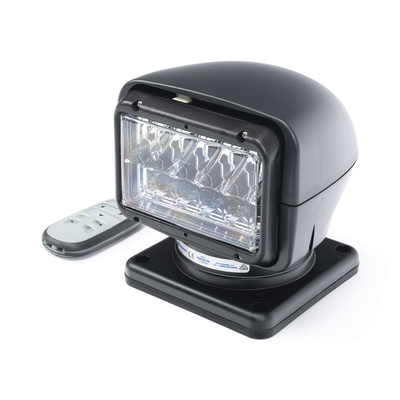 ECCO - Faro Buscador, 7040 lúmenes, Color Negro, Uso Rudo, Multifuncional, Luz Clara