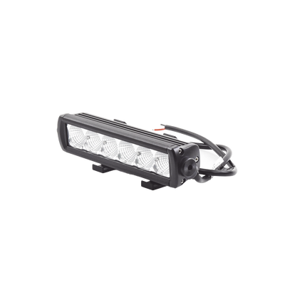ECCO - Barra LED color claro de una fila, 12-24 Vcc, 9 pulgadas de largo, 2175 lúmenes, Montaje Permanente