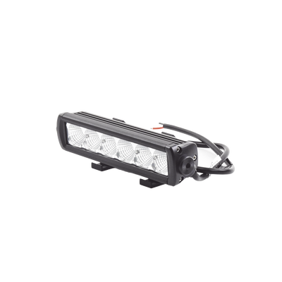 ECCO - Barra LED color claro de una fila, 12-24 Vcc, 9 pulgadas de largo, 2175 lúmenes, Montaje Permanente
