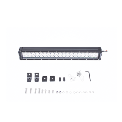 ECCO - Barra LED dobe fila, 25 pulgadas, 12-24 Vcc, 4750 Lumenes
