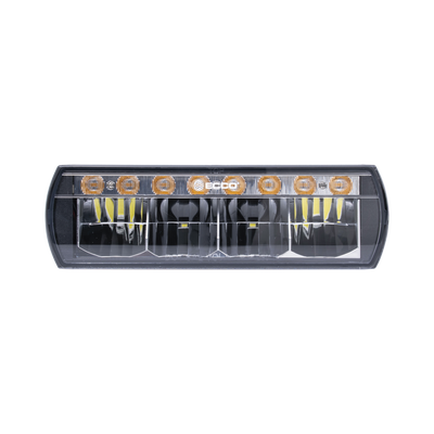 ECCO - Luz LED de trabajo DOT, 12-24 V, con arnés de 10'