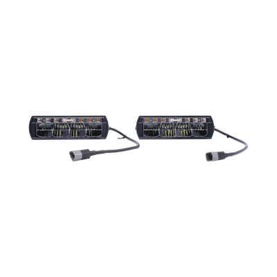ECCO - Luz LED de trabajo DOT, 12-24 V, con arnés de 10'