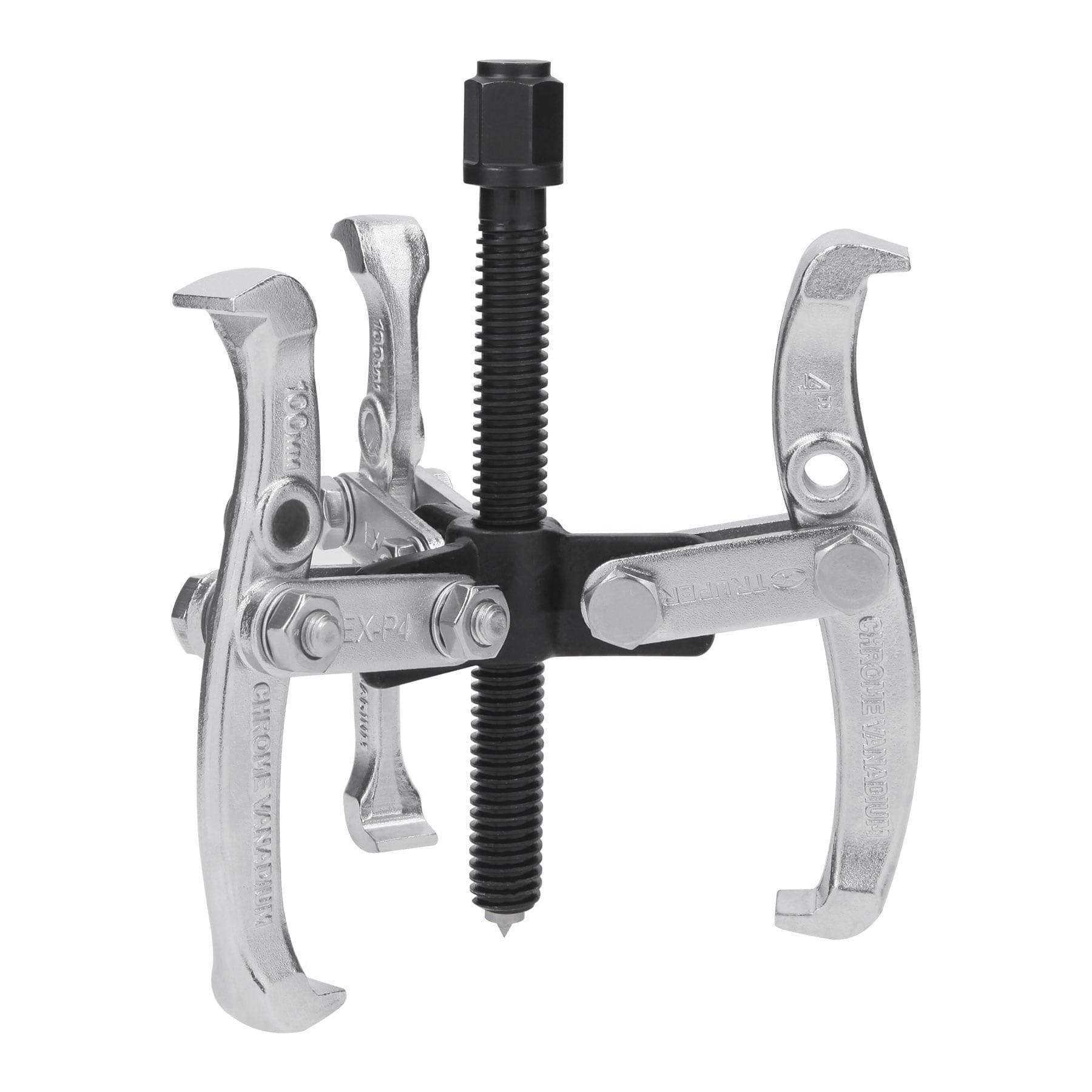 Extractor de poleas, 3 quijadas, 4', Truper