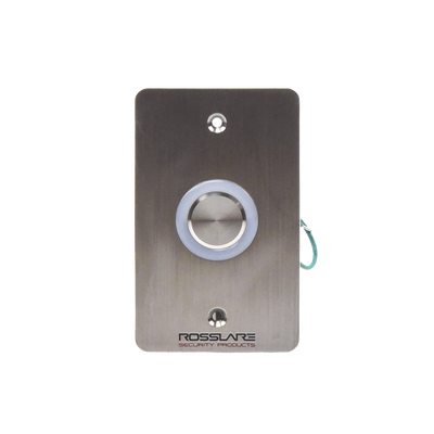 ROSSLARE SECURITY PRODUCTS - Botón de salida Piezo-eléctrico/ con temporizador / color de LED configurable/ IP65. Sin LOGO