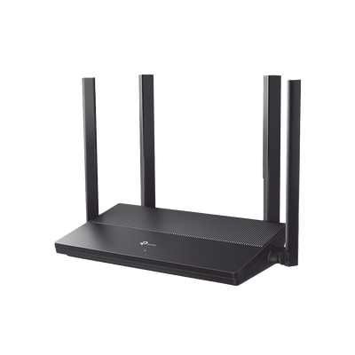 TP-LINK - Router WiFi 6 AX 1500 Mbps / MU-MIMO 2X2 y OFDMA / 1 Puerto WAN Gigabit / 3 Puertos LAN Gigabit / Soporta IPV6 y TR-069 / 4 Antenas Beamforming / Seguridad WiFi WPA3